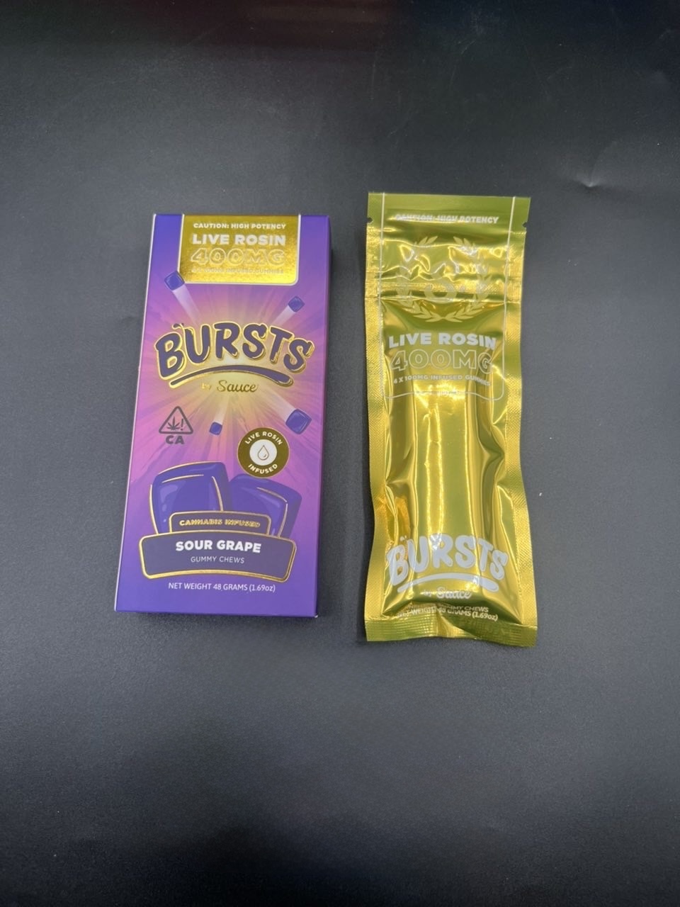 bursts by sauce edibles