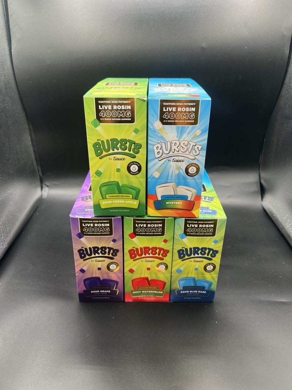 bursts by sauce edibles