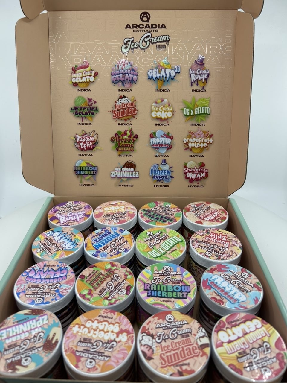 arcadia extracts ice cream edition